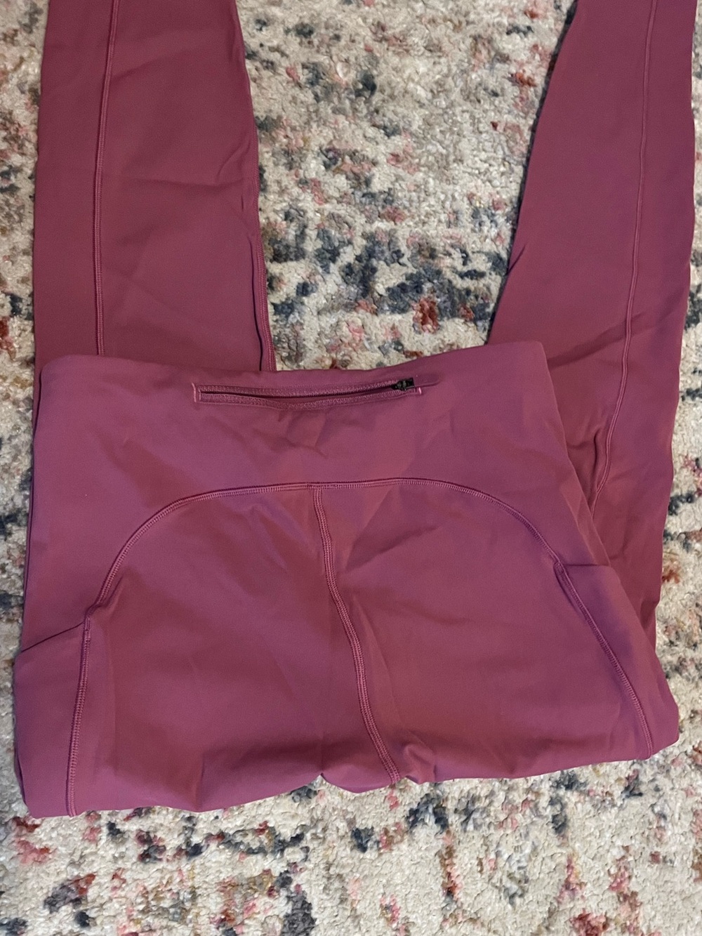 Pink Lululemon Final Lap Leggings